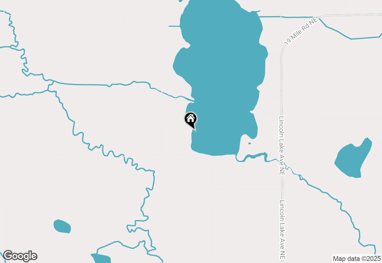 Map of 14930 Hemlock Ave. Avenue Ne, Gowen, MI 49326