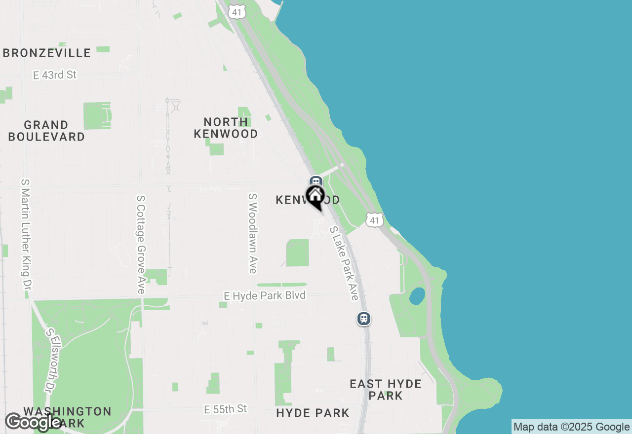 Map of 4800 S Lake Park Avenue #608A, Chicago, IL 60615