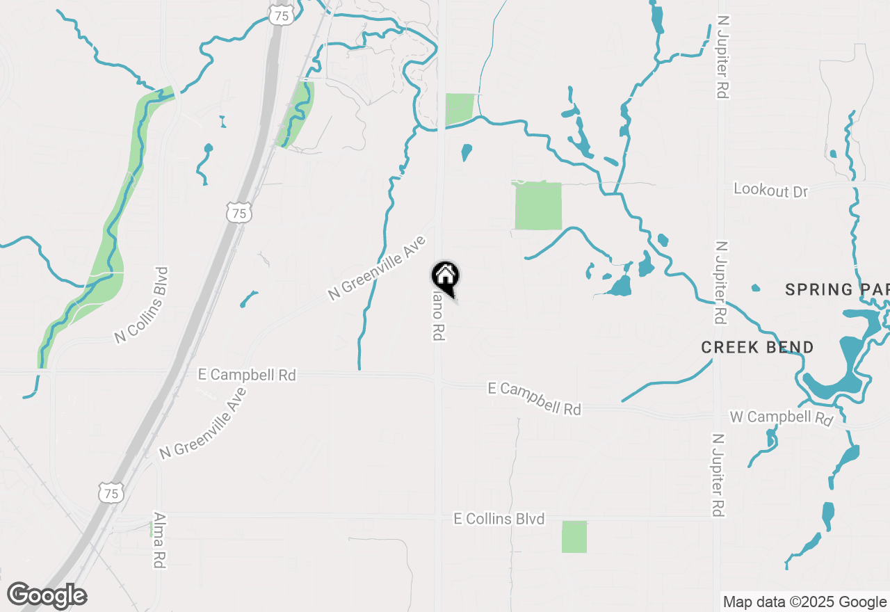 Map of 3 Shannon Court, Richardson, TX 75082