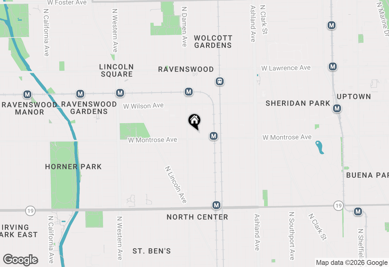 Map of 4416 N Winchester Avenue #1, Chicago, IL 60640