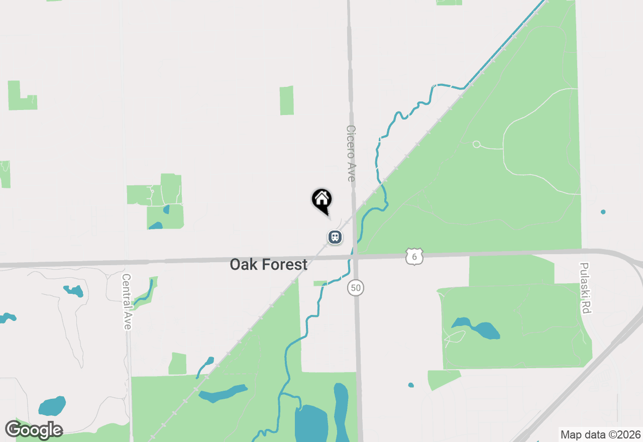 Map of 15730 Lamon Avenue, Oak Forest, IL 60452