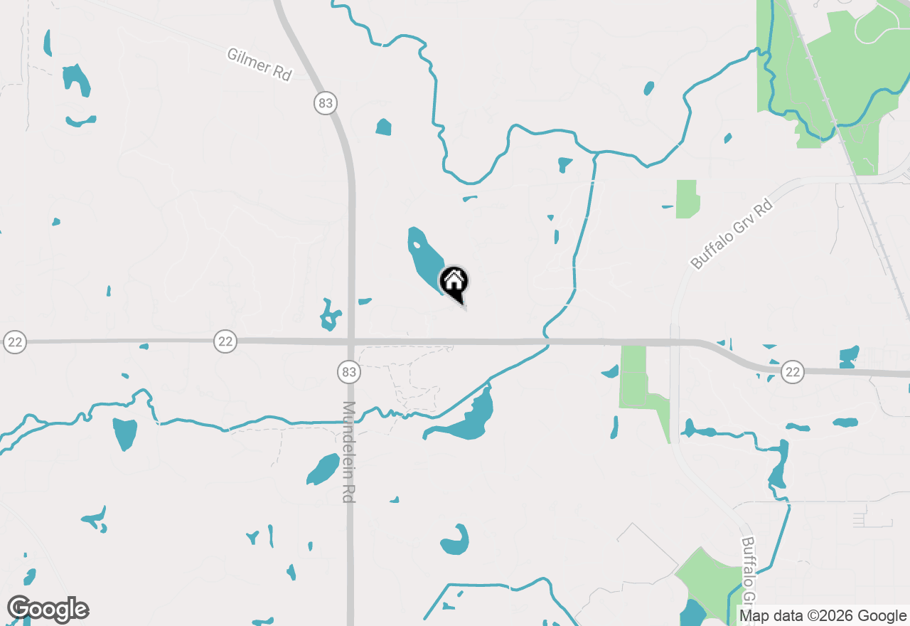 Map of 5424 Promontory Lane, Long Grove, IL 60047