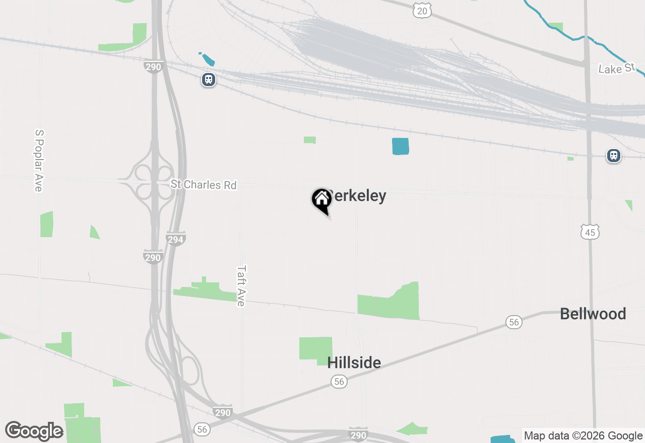 Map of 5509 Bohlander Avenue, Berkeley, IL 60163