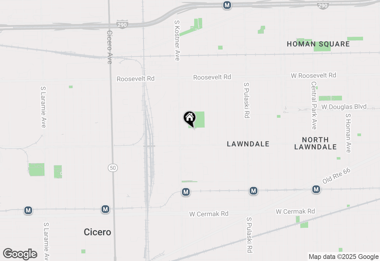 Map of 1505 S Kolin Avenue, Chicago, IL 60623