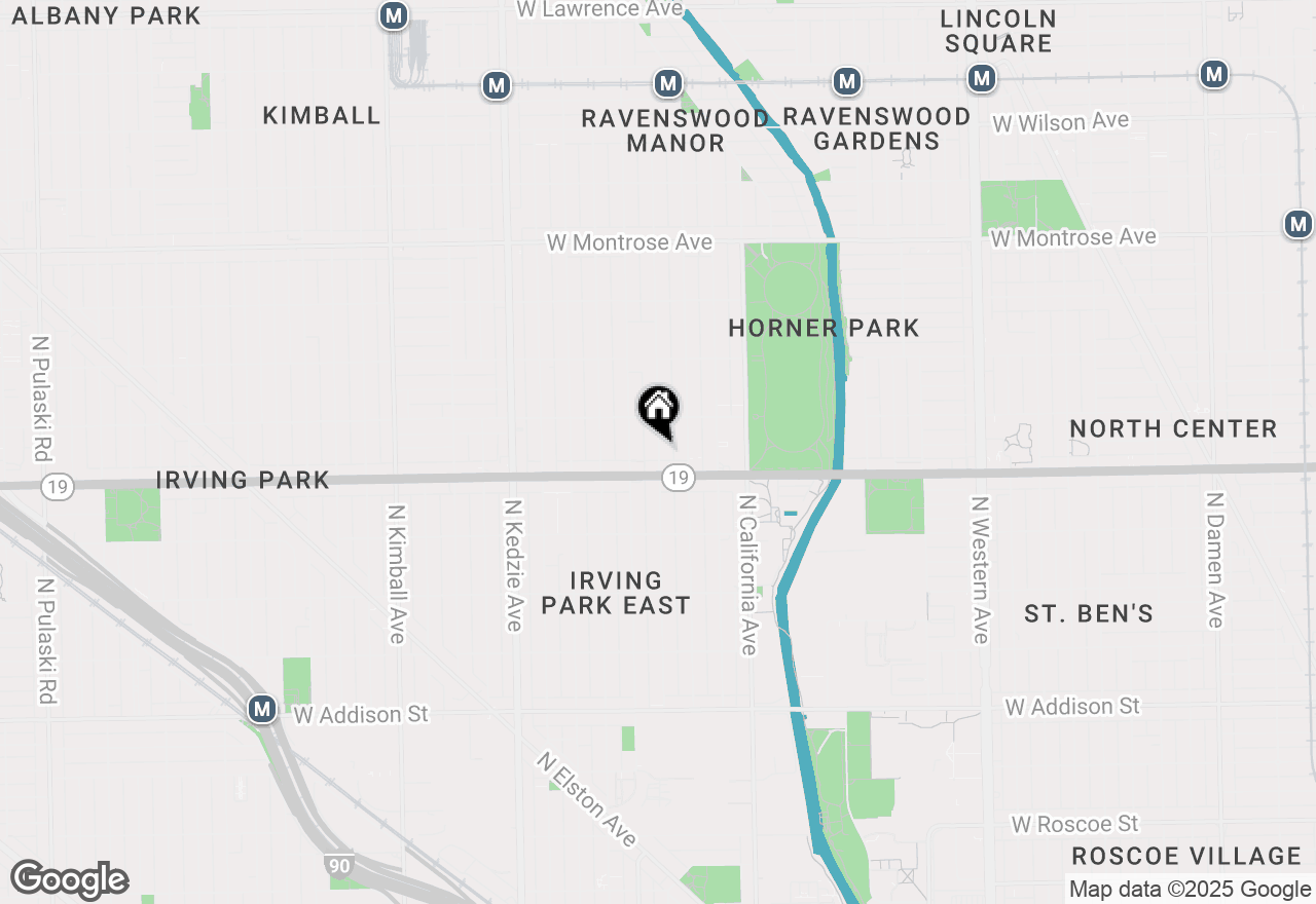 Map of 4039 N Richmond, Chicago, IL 60618