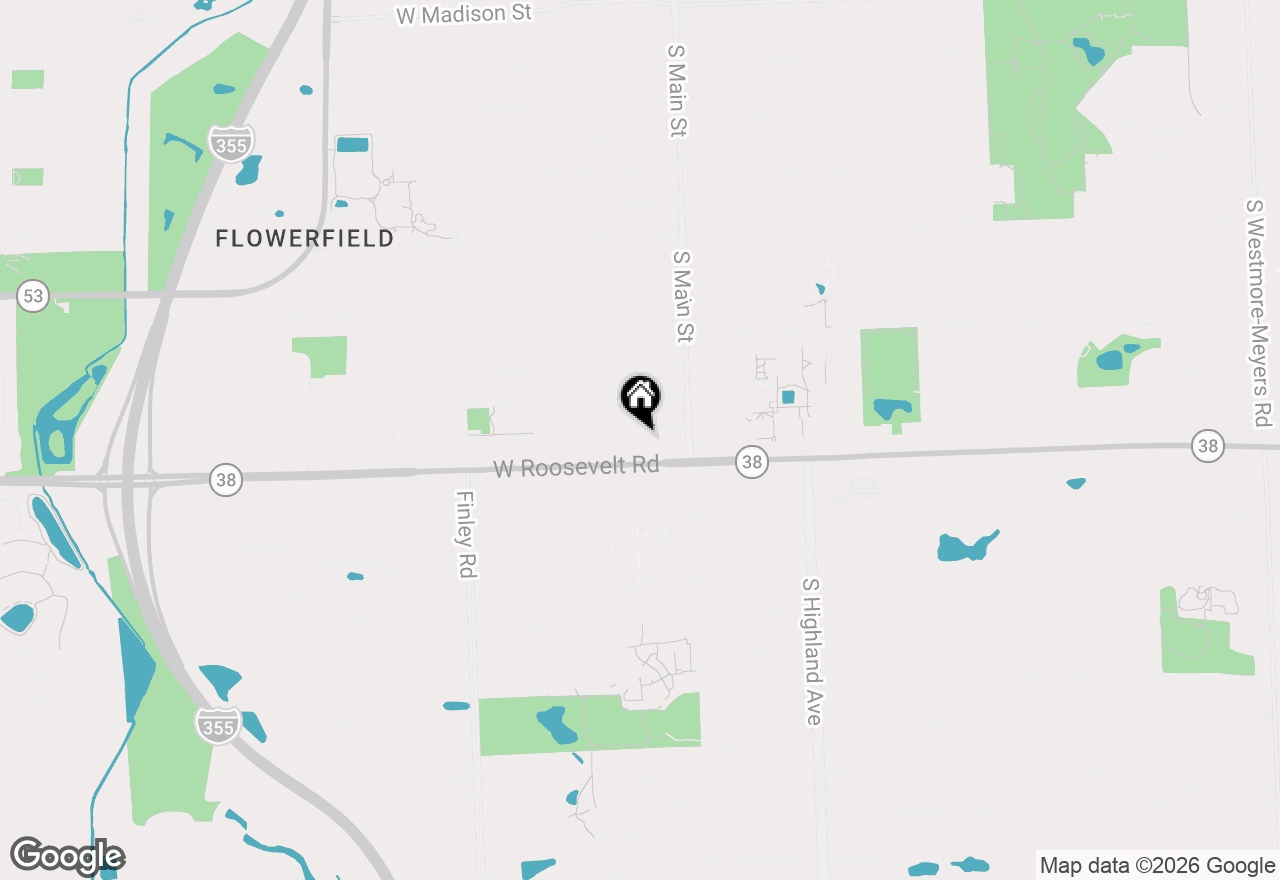 Map of 43 W Ann Street #3, Lombard, IL 60148