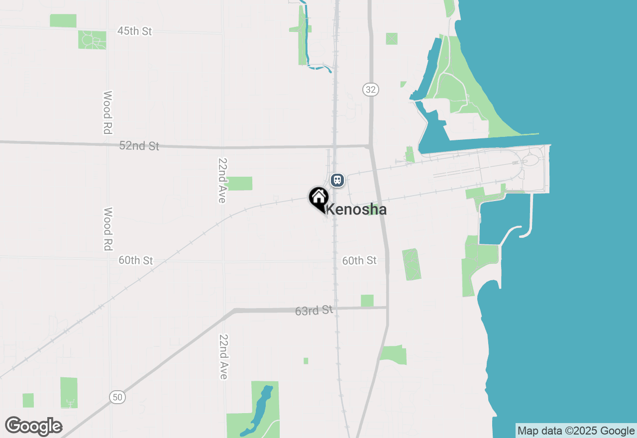 Map of 5619 14th Ave, Kenosha, WI 53140