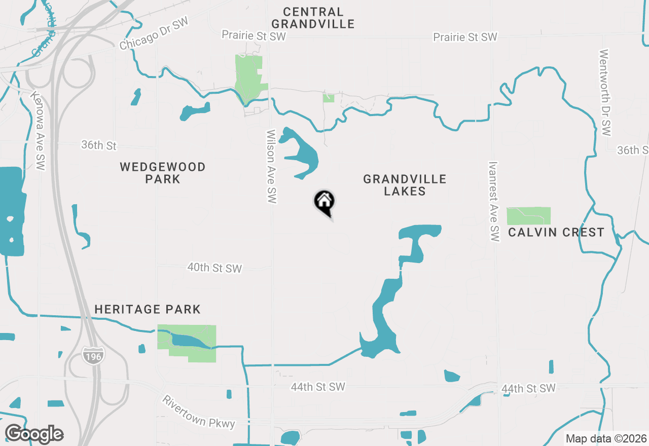 Map of 3810 Navaho Street Sw, Grandville, MI 49418