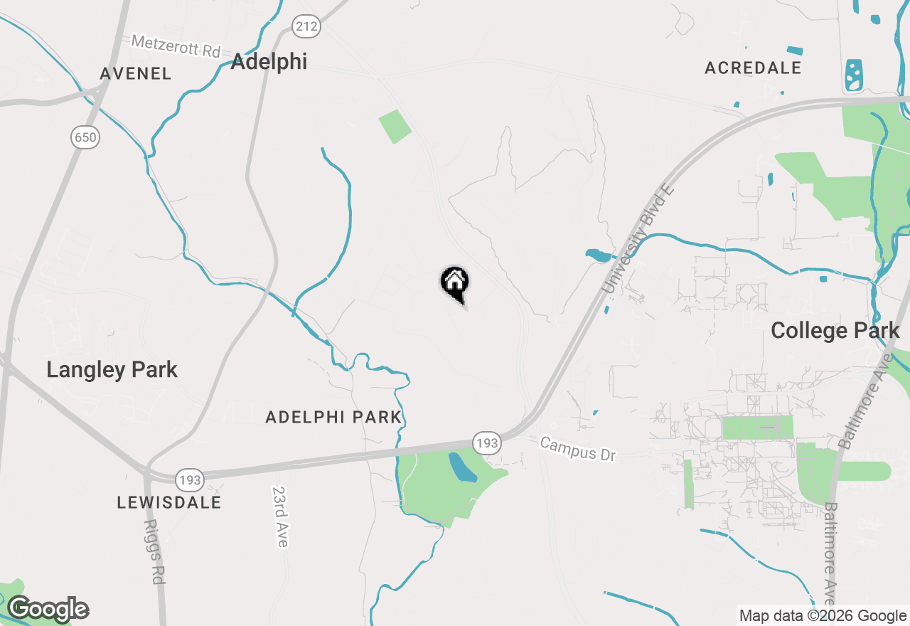 Map of 2710 Curry Drive, Hyattsville, MD 20783