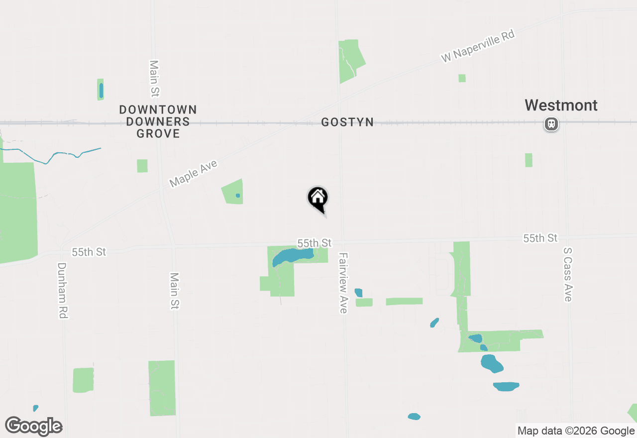 Map of 5419 Grand Avenue, Downers Grove, IL 60515