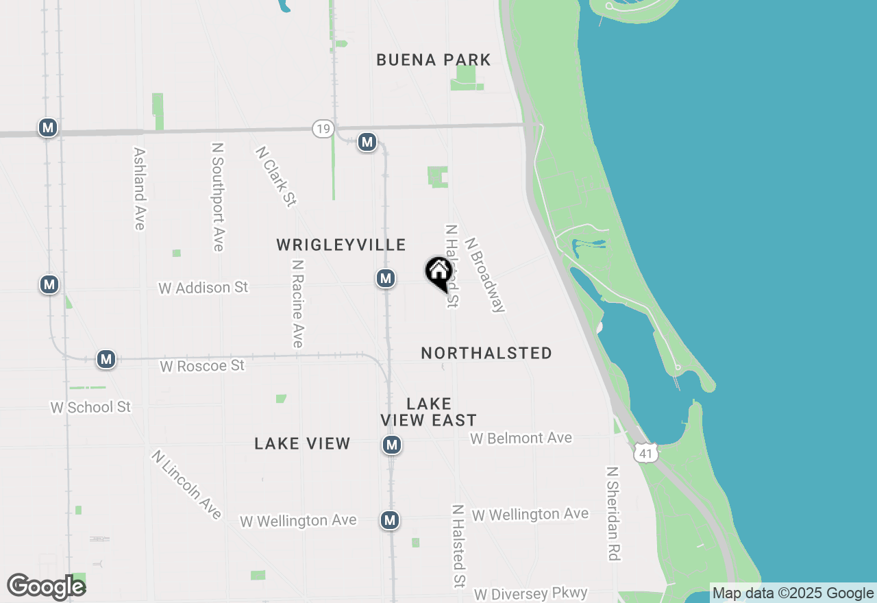 Map of 3531 N Reta Avenue #1, Chicago, IL 60657