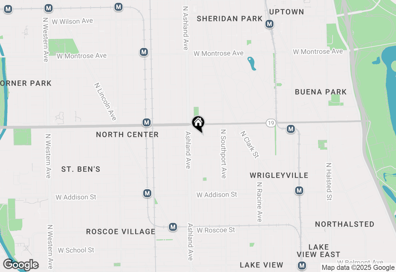 Map of 3920 N Greenview Avenue #3F, Chicago, IL 60613