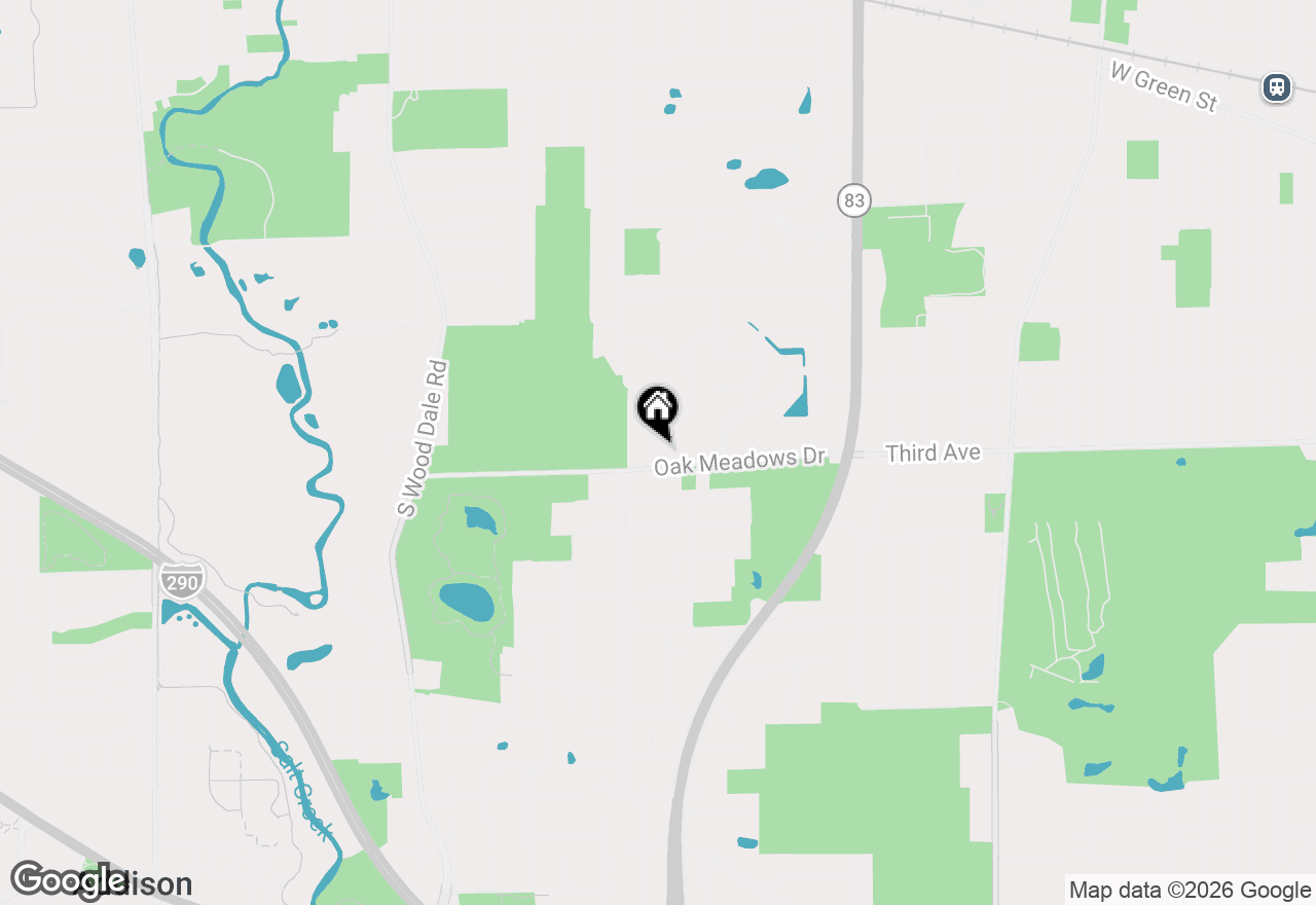 Map of 473 S Edgewood Avenue, Wood Dale, IL 60191