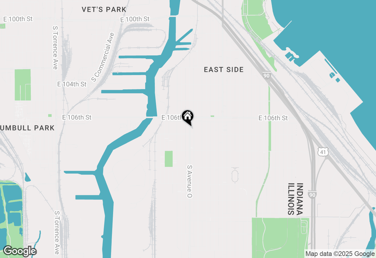 Map of 10642 S Avenue O, Chicago, IL 60617