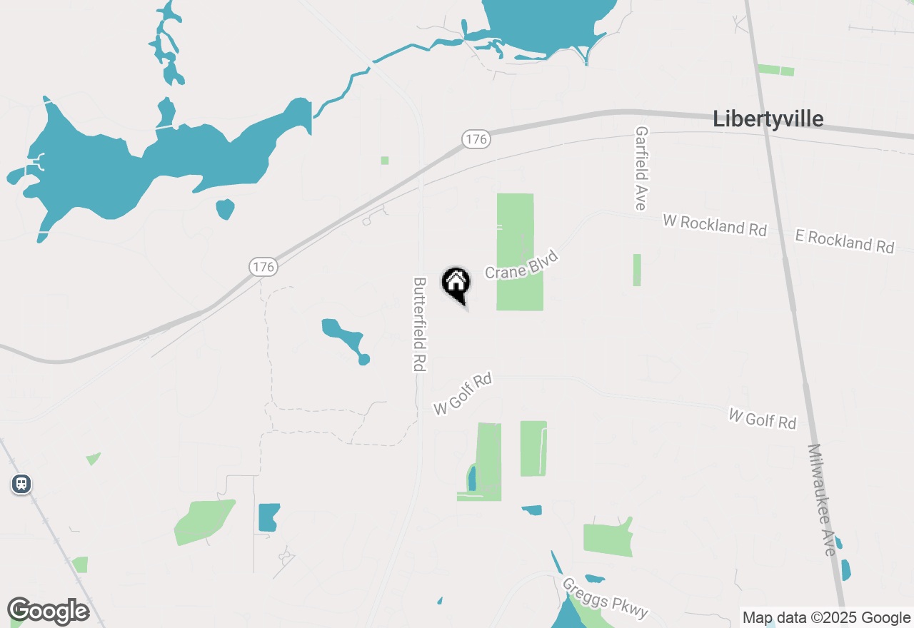 Map of 1046 Crestfield Avenue, Libertyville, IL 60048