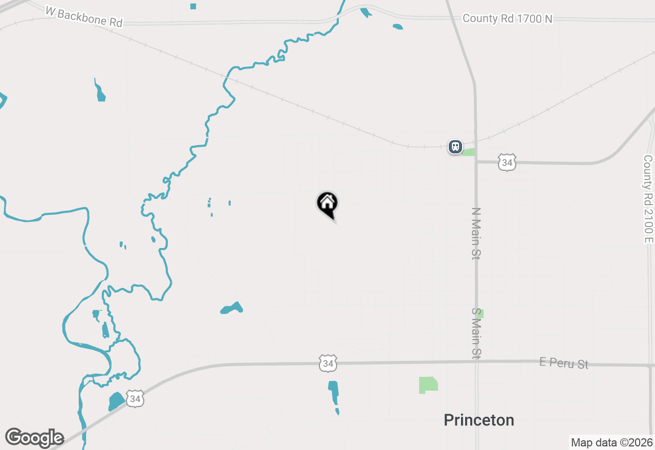 Map of 1005 W Winding Brook Court, Princeton, IL 61356