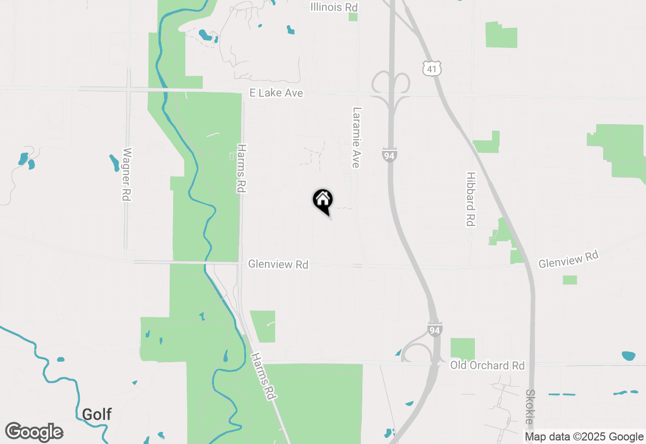 Map of 920 Juniper Road, Glenview, IL 60025