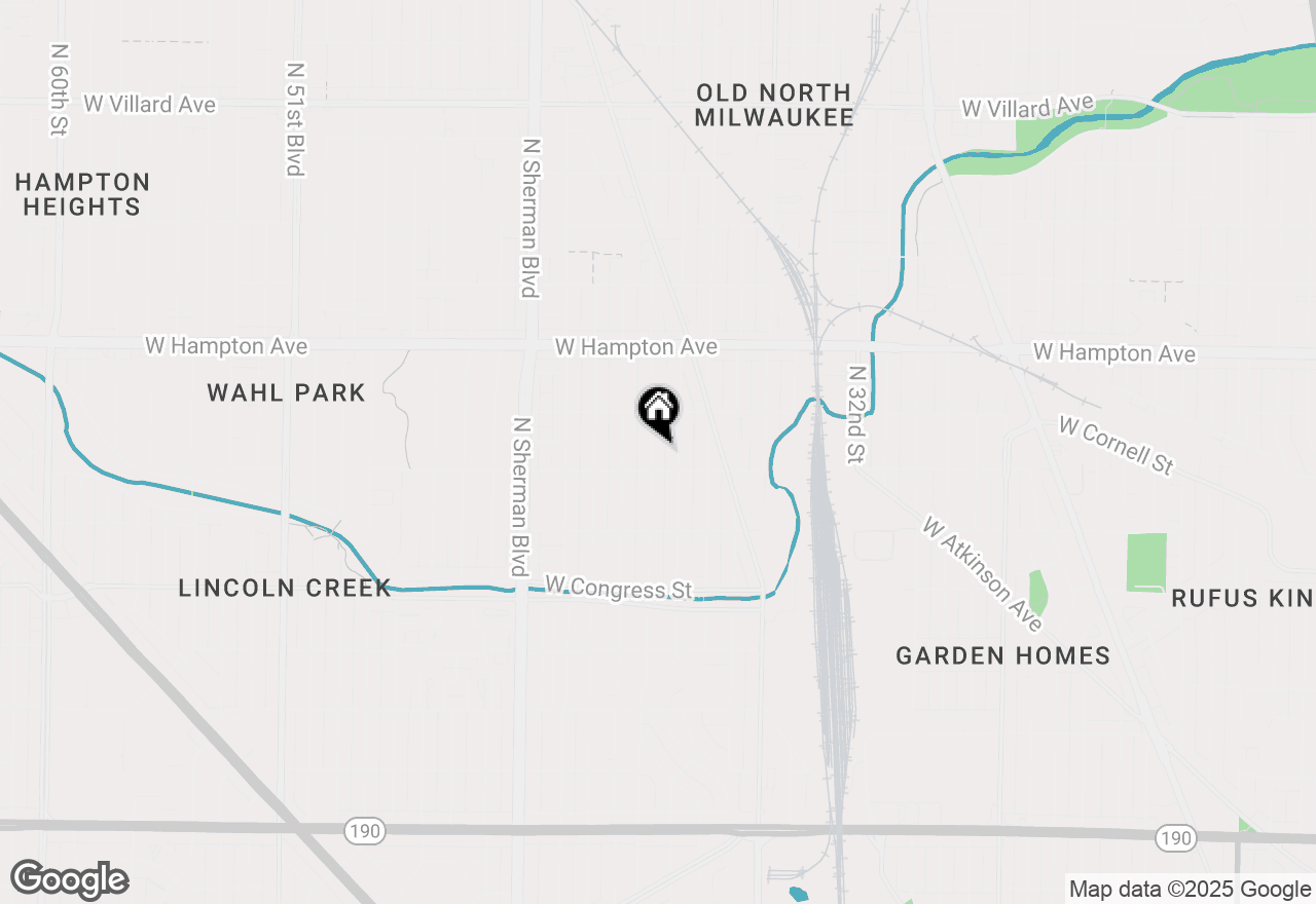 Map of 4624 N 39th St #4626, Milwaukee, WI 53209