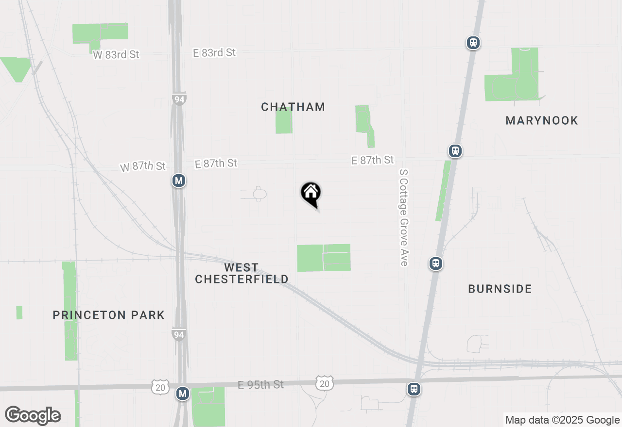 Map of 432 E 89th Street, Chicago, IL 60619