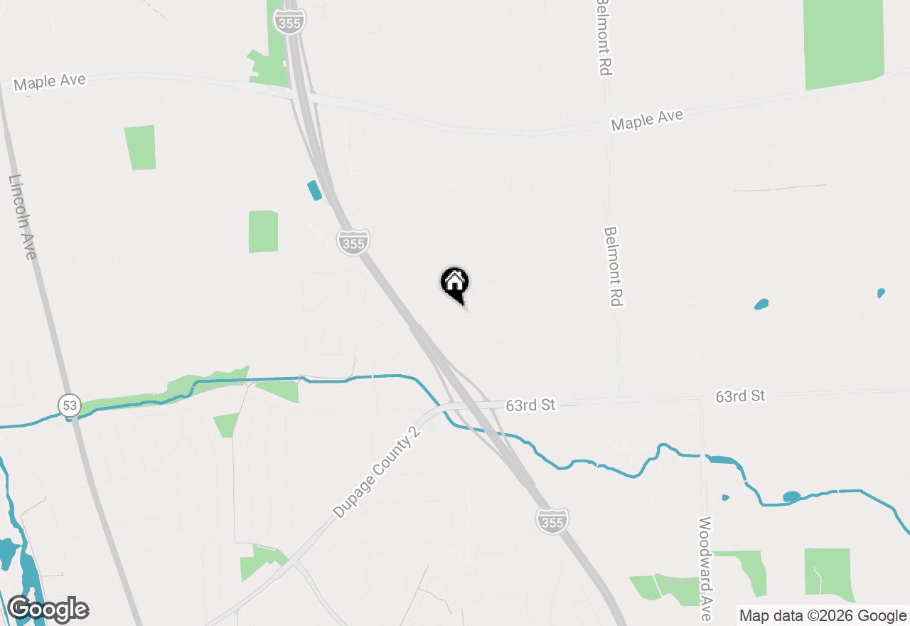 Map of 2603 Jackson Drive, Woodridge, IL 60517