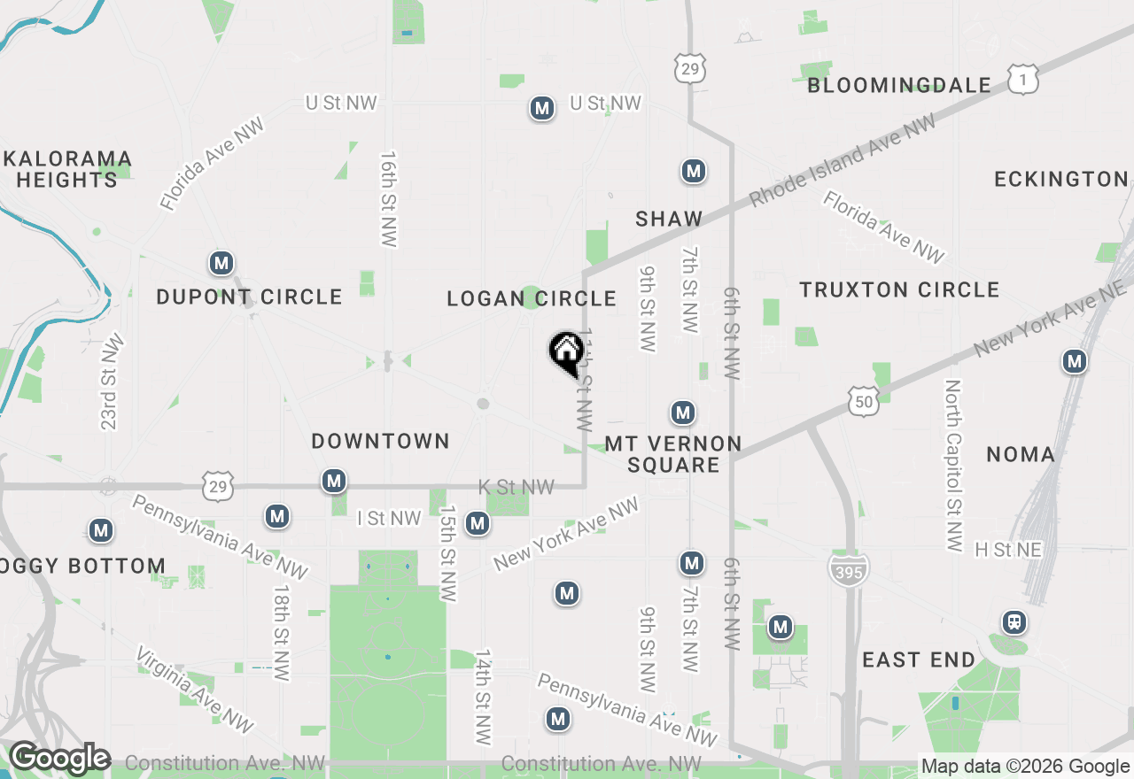 Map of 1229 12th Street Nw #102, Washington, DC 20005