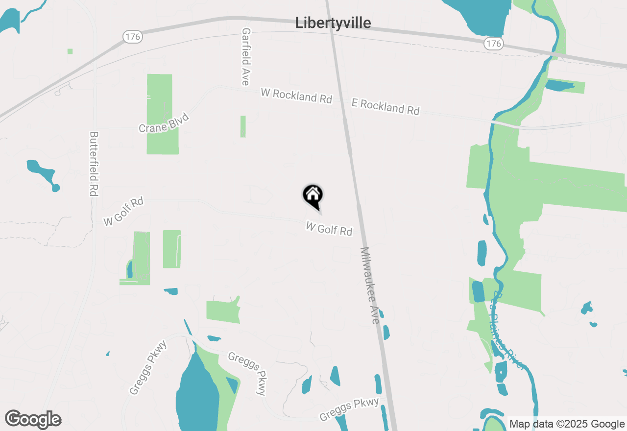 Map of 156 W Golf Avenue #B, Libertyville, IL 60048