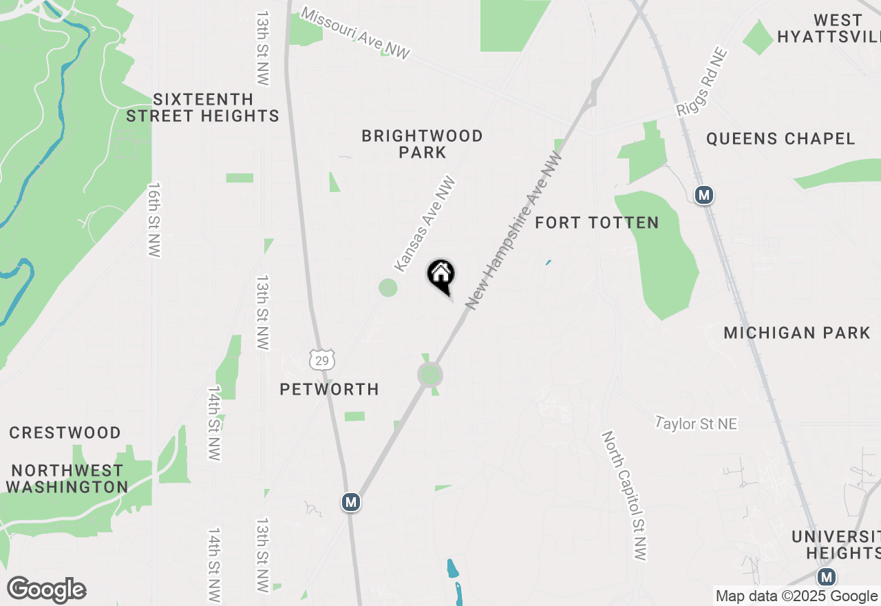 Map of 431 Buchanan Street Nw, Washington, DC 20011