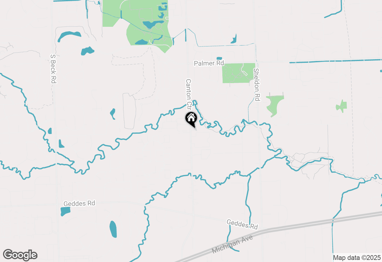 Map of 48024 Barrington Drive, Canton, MI 48188