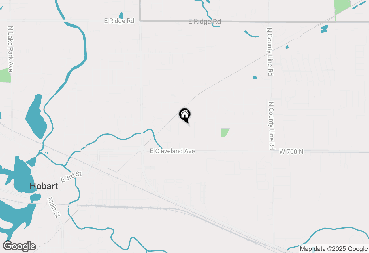 Map of 176 Fraser Lane, Hobart, IN 46342