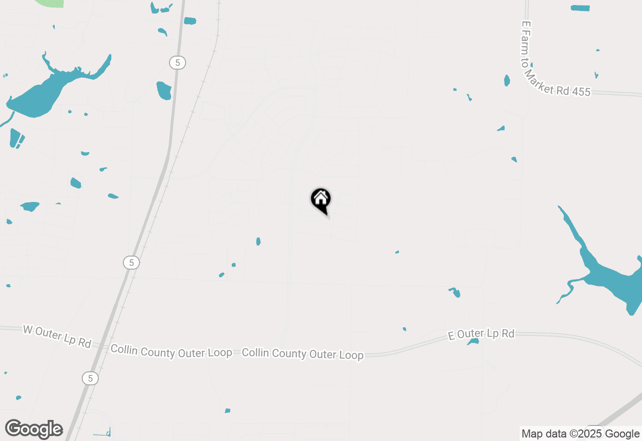 Map of 1204 Huntington Drive, Anna, TX 75409