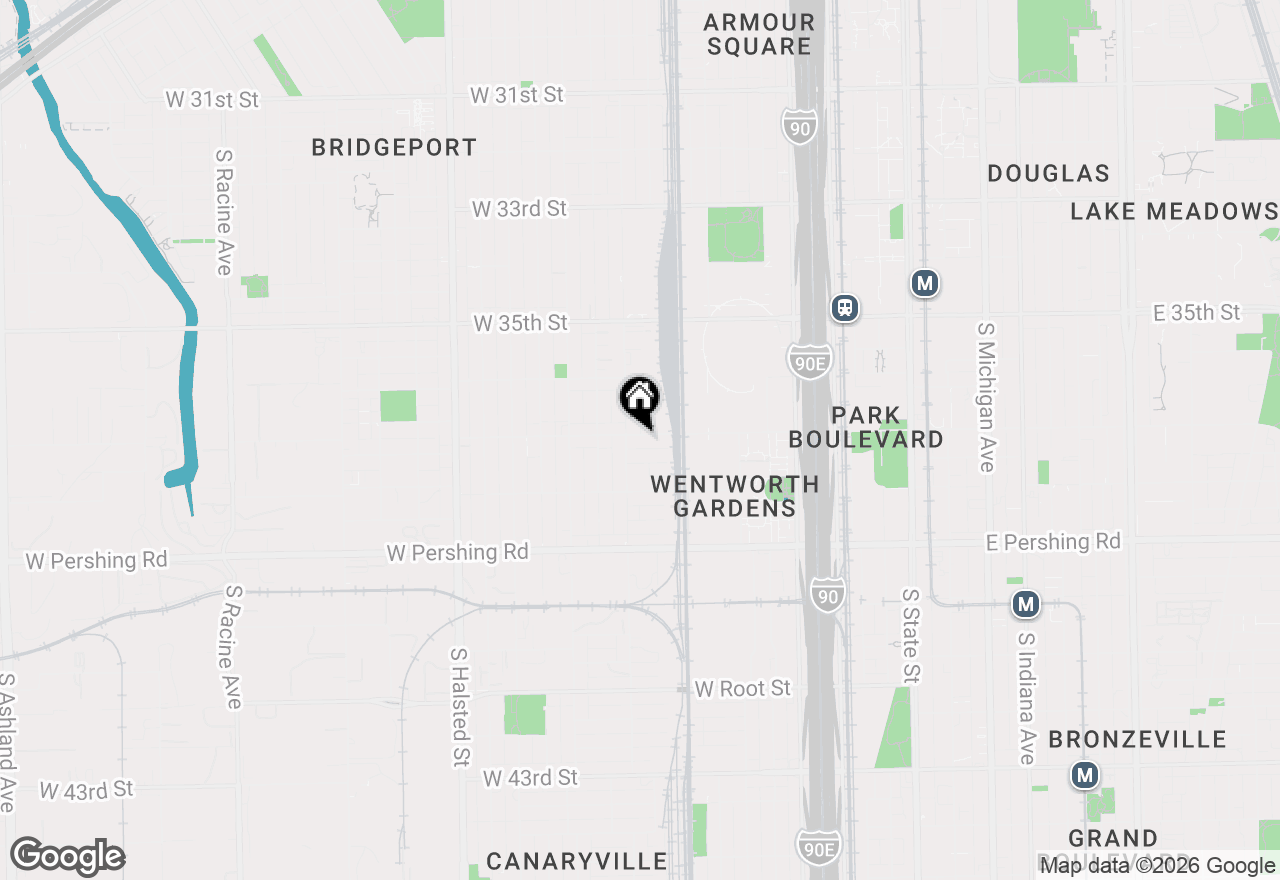 Map of 445 W 37th Street #GARDEN, Chicago, IL 60609