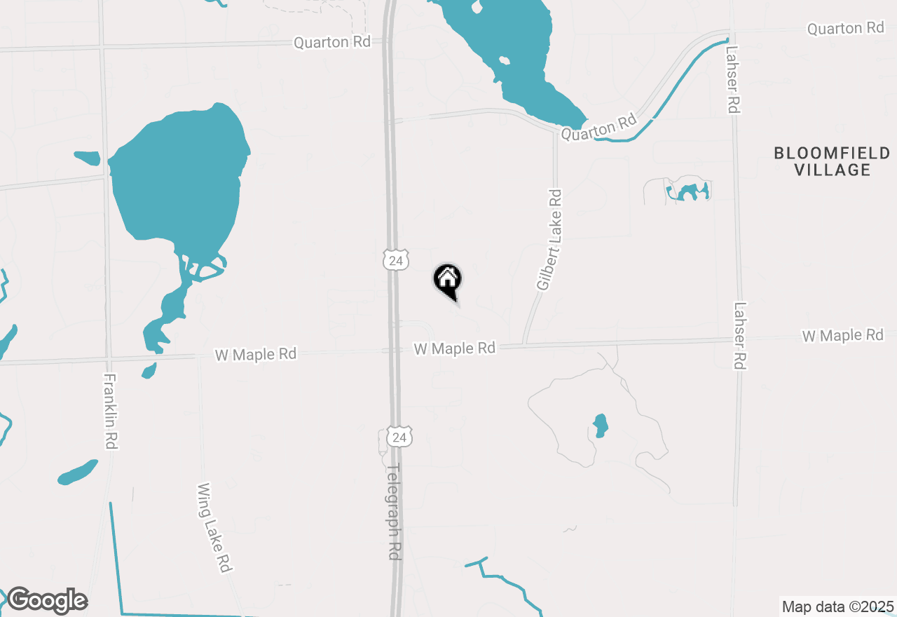 Map of 6386 Thorncrest Drive, Bloomfield, MI 48301