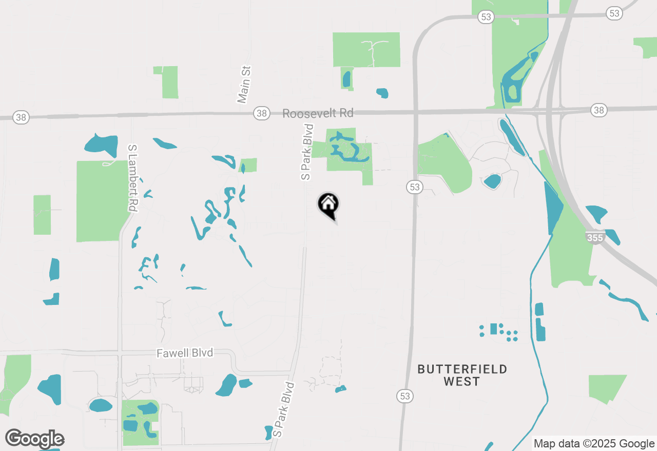 Map of 195 S Ellyn Avenue, Glen Ellyn, IL 60137