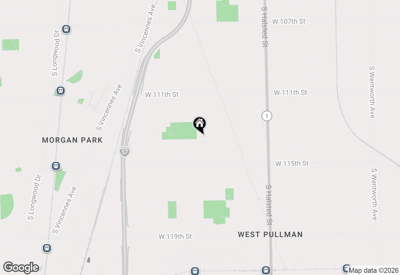 Map of 11327 S Racine Avenue, Chicago, IL 60643