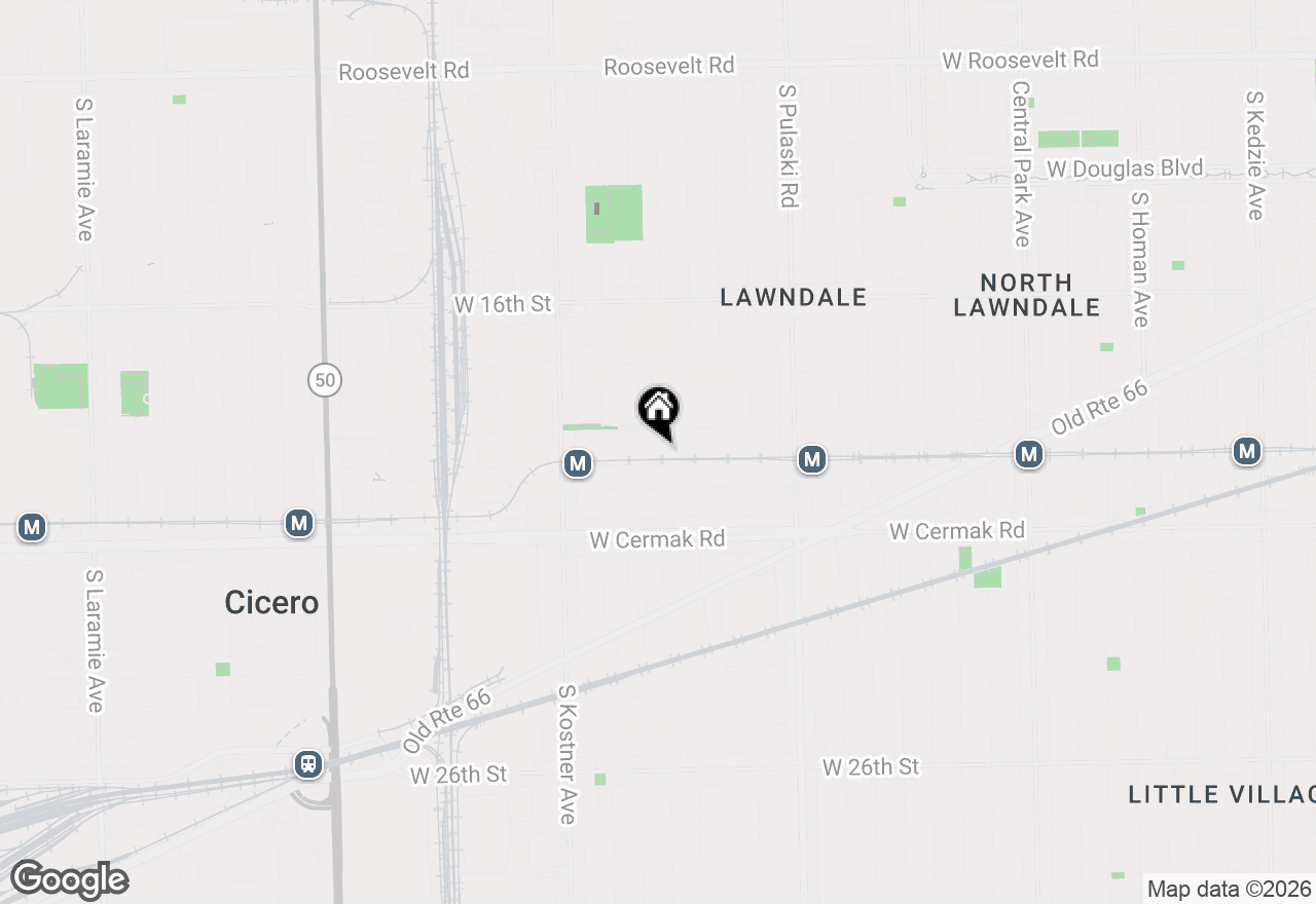 Map of 4219 W Cullerton Street, Chicago, IL 60623