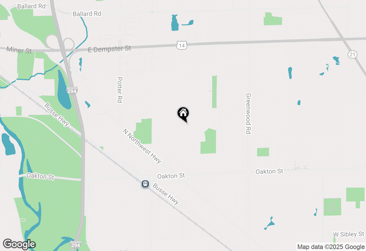 Map of 1858 Habberton Avenue, Park Ridge, IL 60068