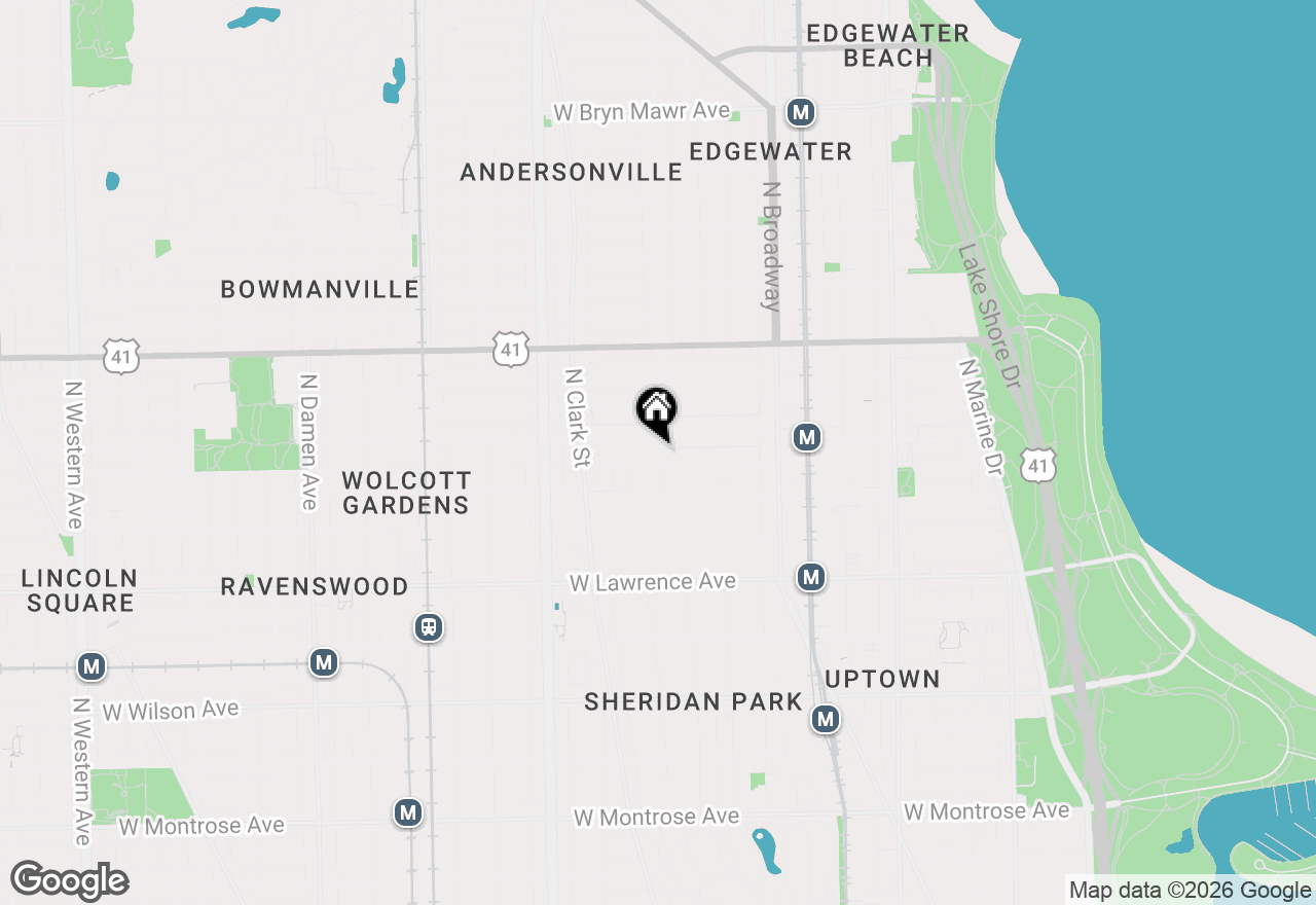 Map of 5010 N Glenwood Avenue #1, Chicago, IL 60640