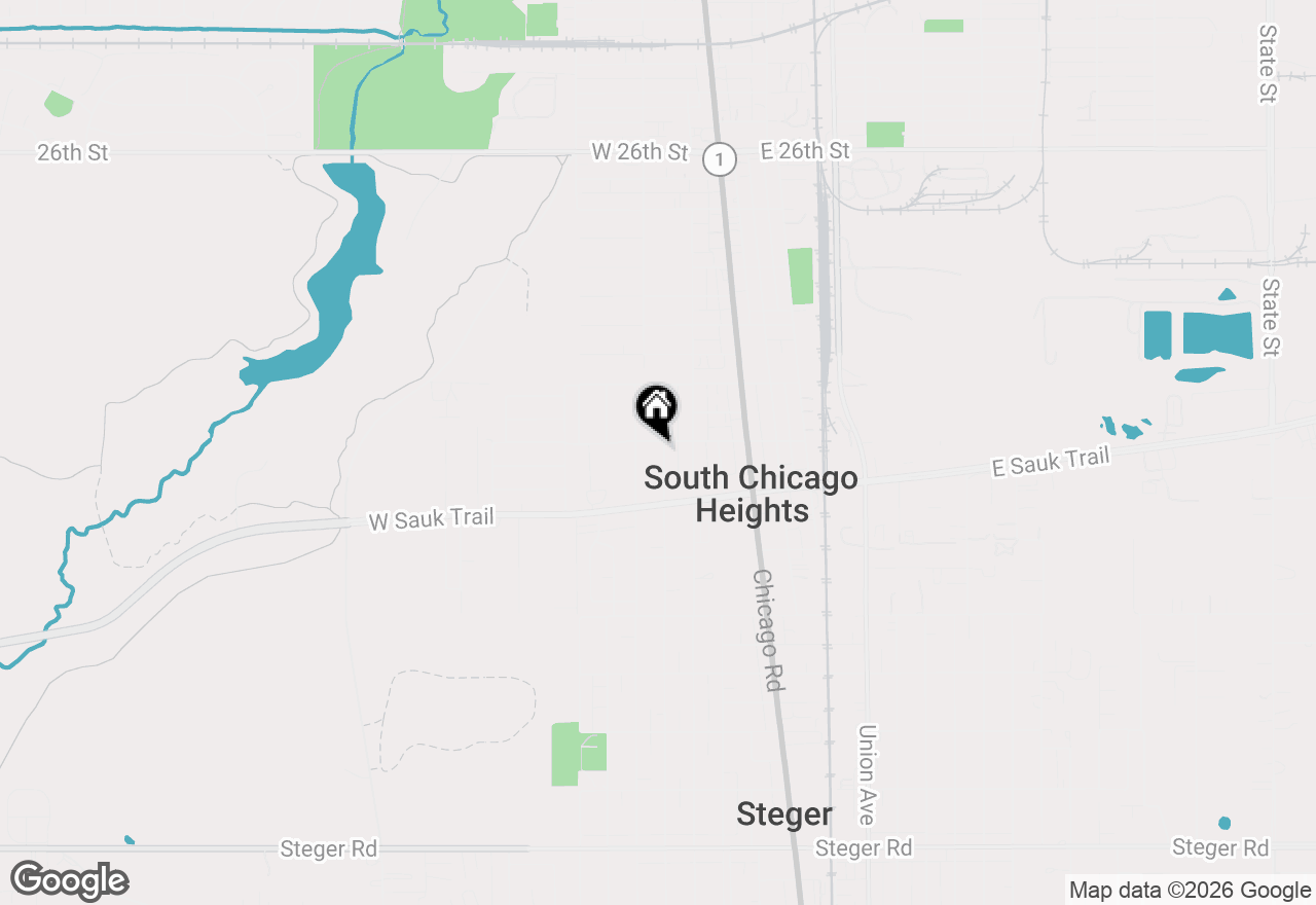 Map of 3106 Fairview Avenue, South Chicago Heights, IL 60411