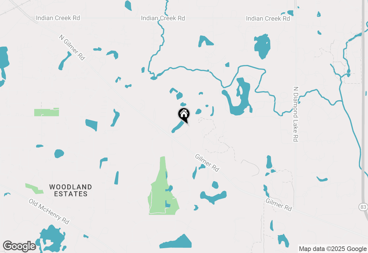 Map of 13 Greenbriar Lane, Hawthorn Woods, IL 60047