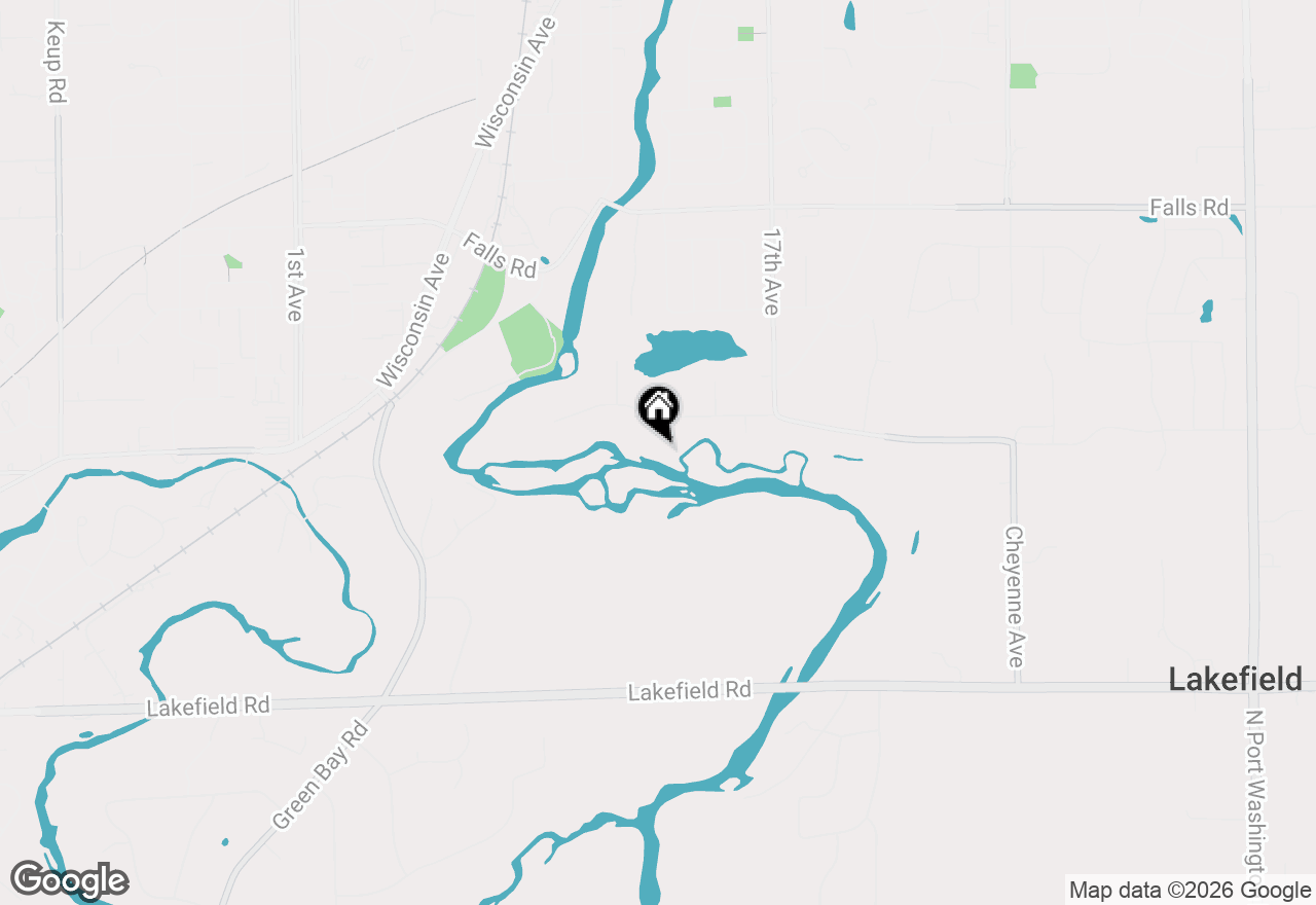 Map of 717 Heather Ct, Grafton, WI 53024