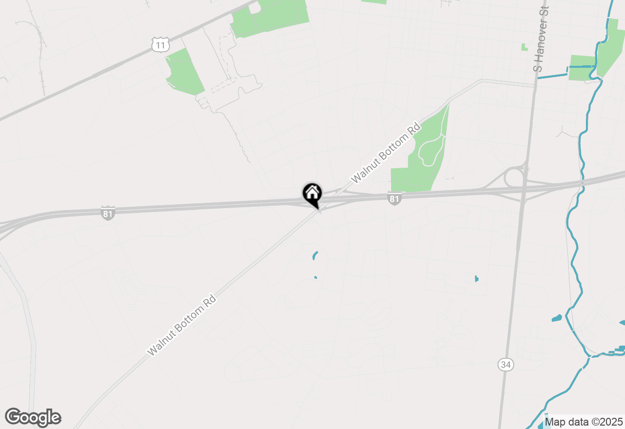 Map of 890 Walnut Bottom Road, Carlisle, PA 17013