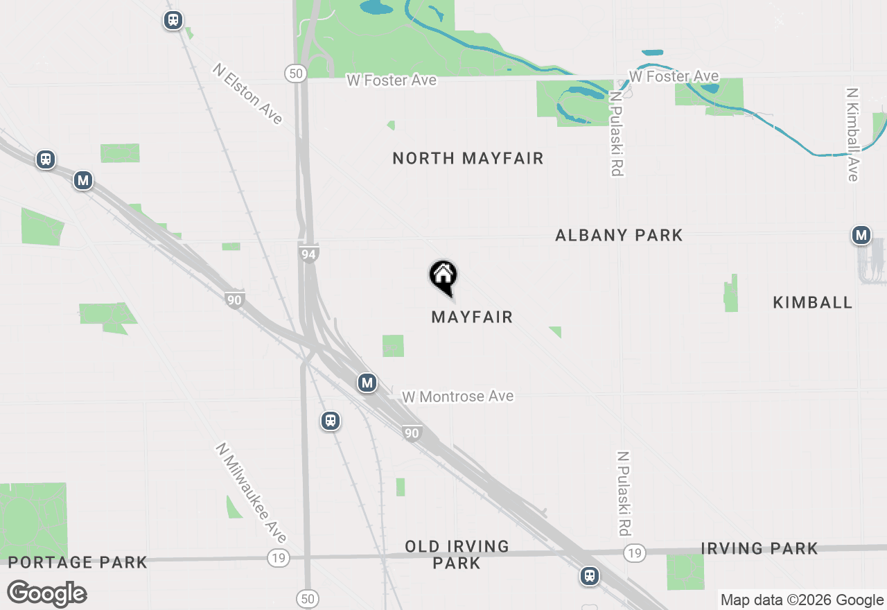 Map of (Address confidential), Chicago, Illinois 60630