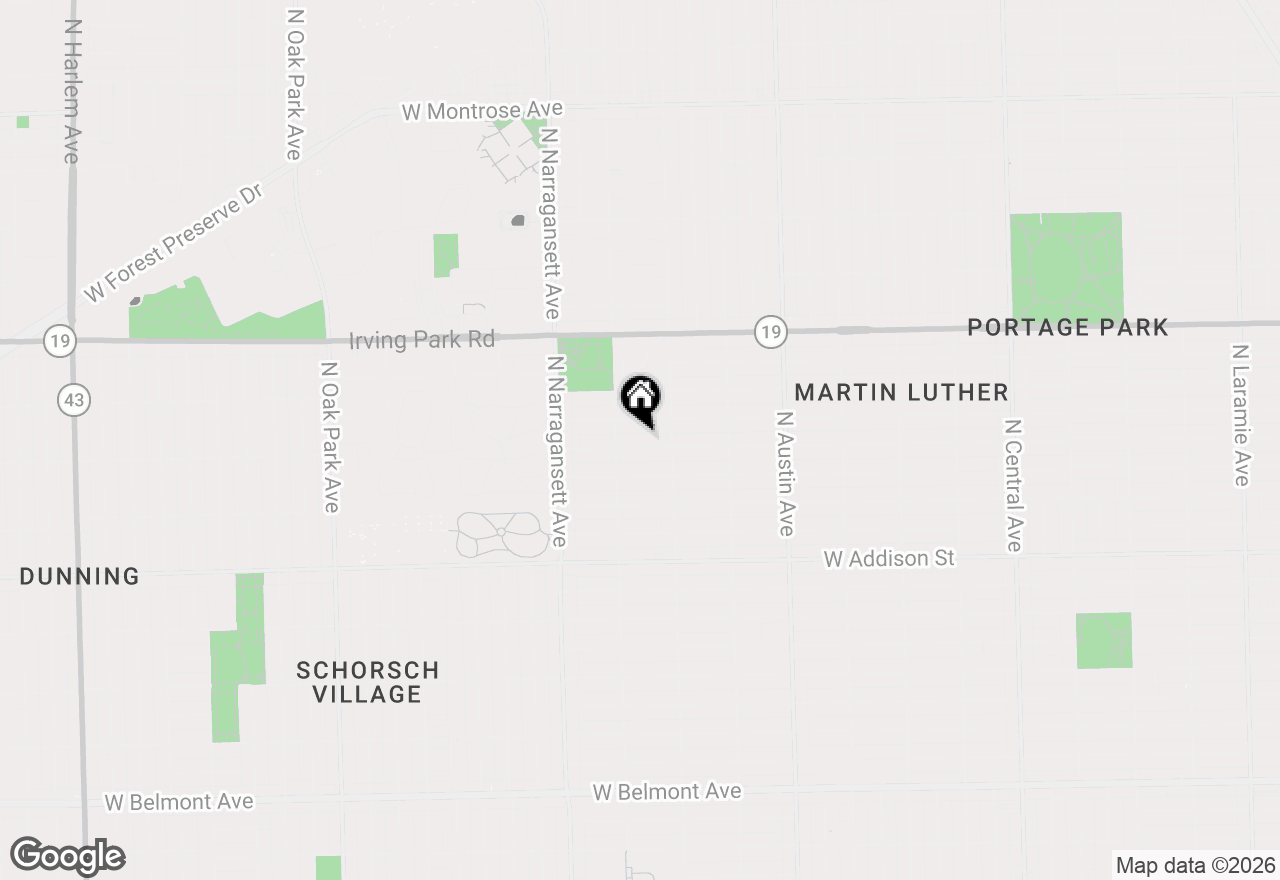 Map of 6232 W Grace Street, Chicago, IL 60634