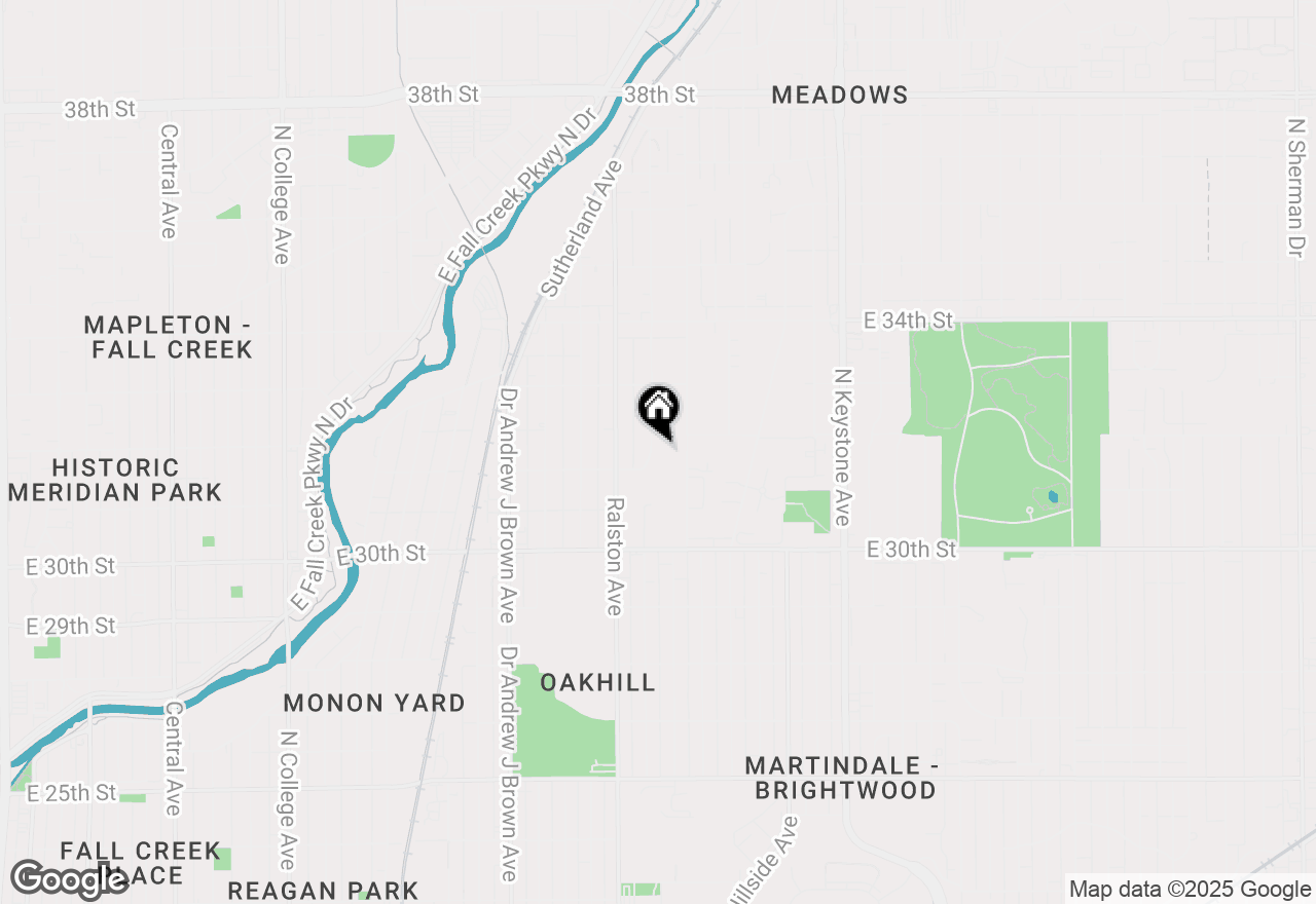 Map of 3217 Schofield Avenue, Indianapolis, IN 46218