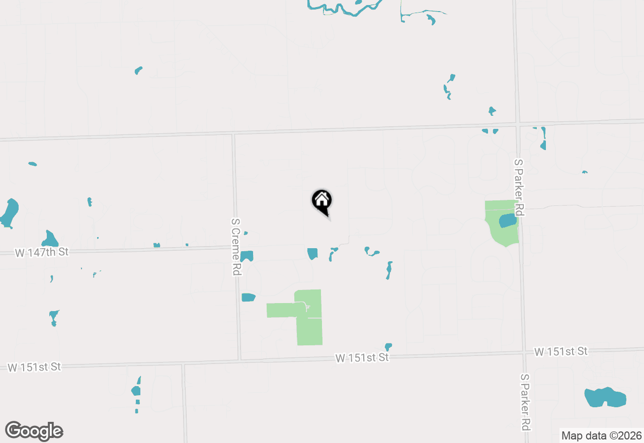 Map of 14607 Dixon Lane, Homer Glen, IL 60491