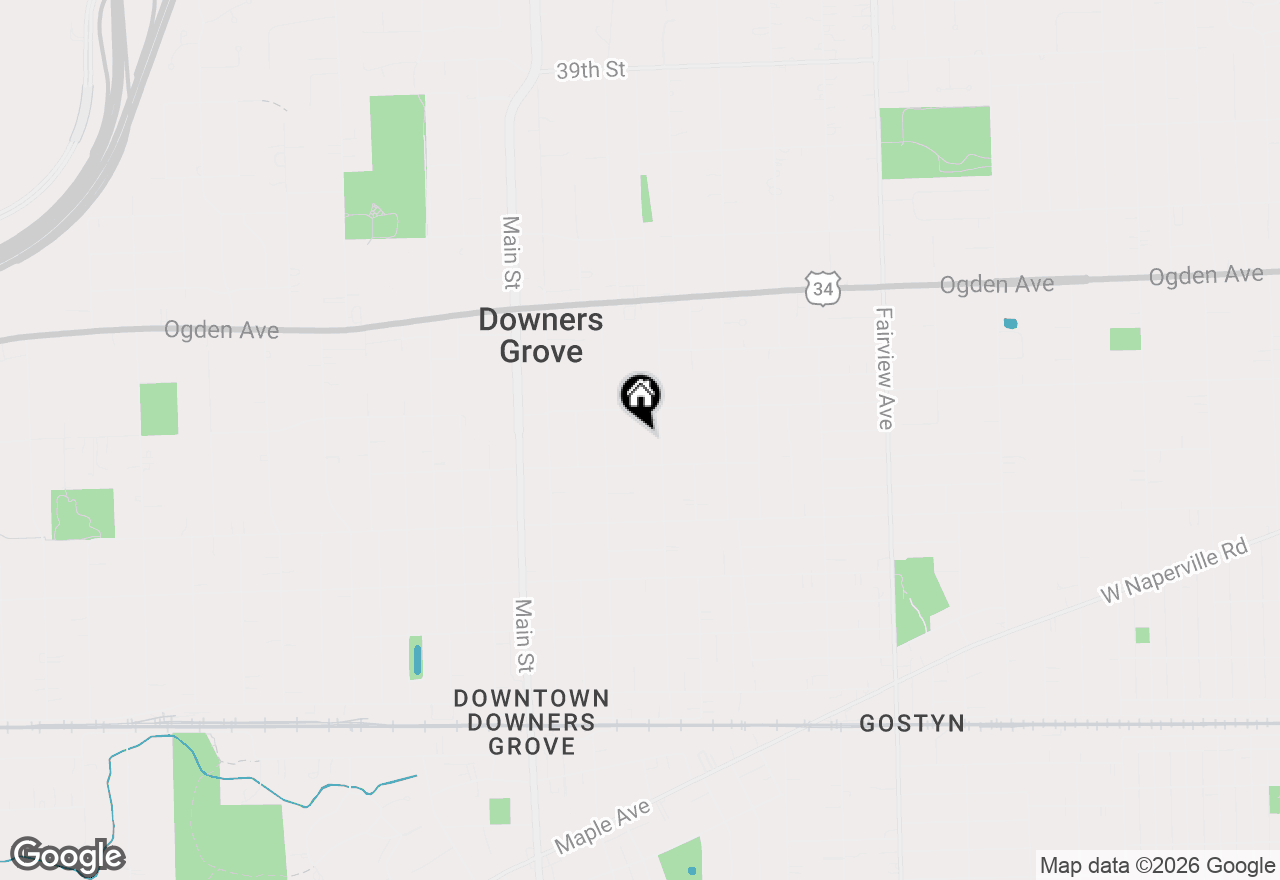 Map of 4519 Statton Street, Downers Grove, IL 60515