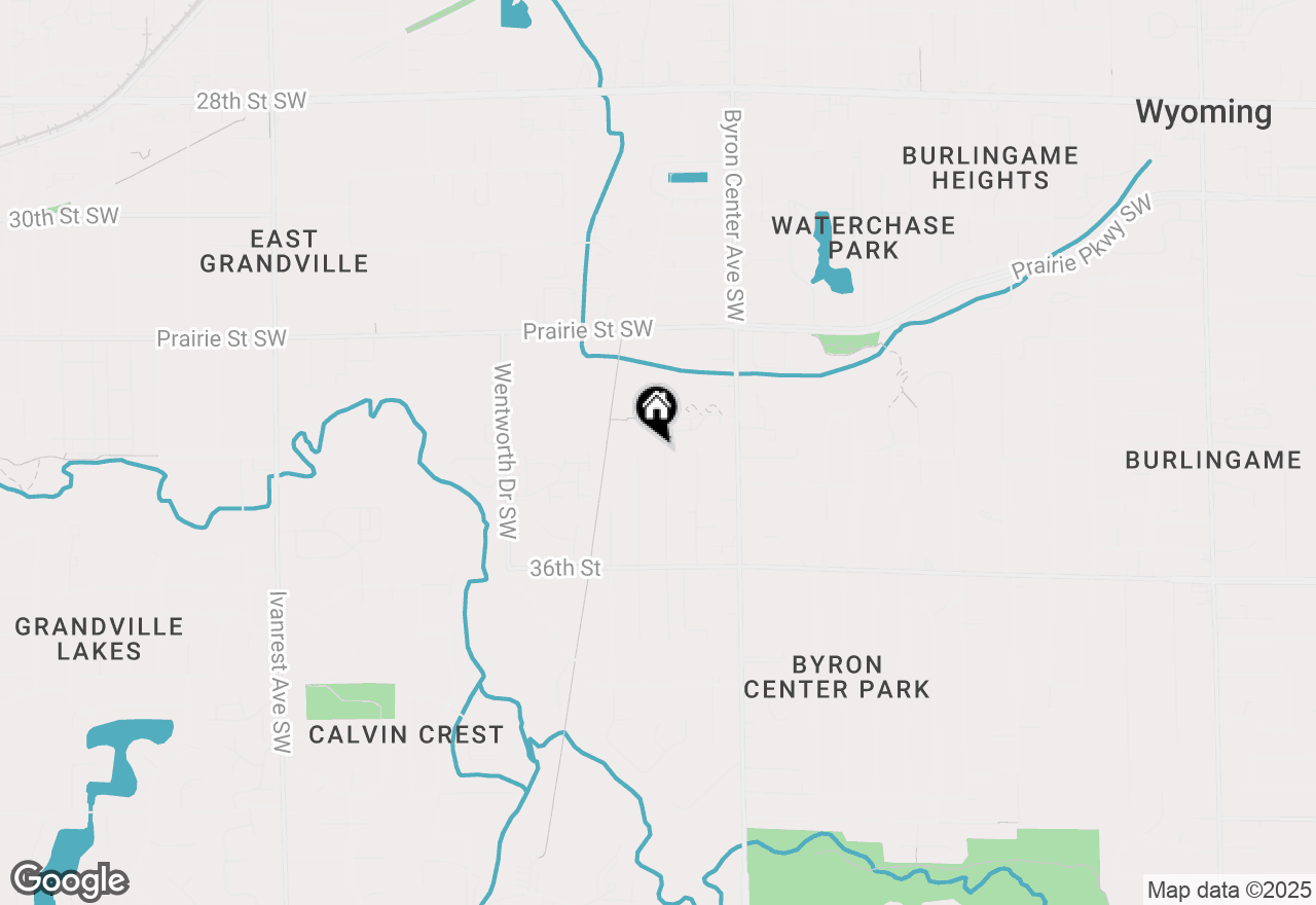 Map of 3407 Bluebird Avenue Sw, Wyoming, MI 49519