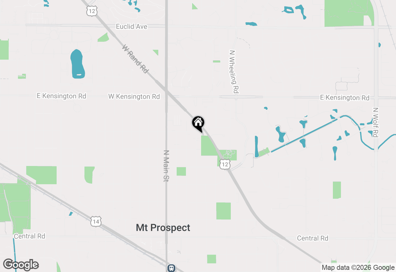 Map of 519 N Elm Street, Mount Prospect, IL 60056