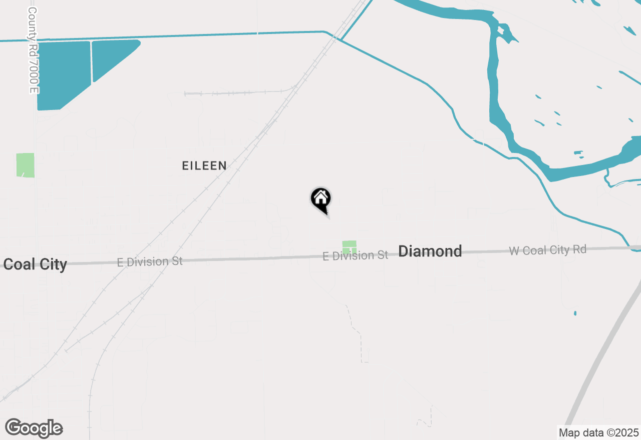 Map of 1580 E Stellon Street, Diamond, IL 60416