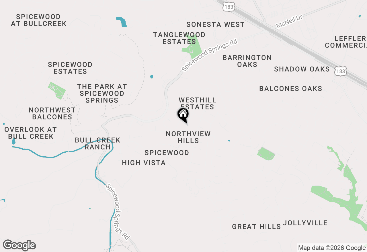 Map of 10709 Yucca Dr, Austin, TX 78759